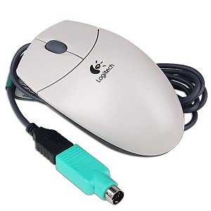 Logitech M-BJ69 3-Button USB/PS/2 Optical Mouse (White)