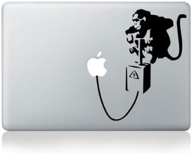 Banksy Monkey Macbook Pro Decals Macbook Decal Stickers Mac Air for Apple Macbook 13 15 17 Inch