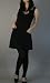 Peak A Pleat Dress Black
