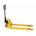 Wesco 272667 Pallet Truck with Hand Brake, Polyurethane Wheels, 5500 lbs Load Capacity, 48-1/4" Height, 48" Length x 27" Width