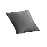 Review Sure Fit  / Soft Suede Square Pillow - Smoke Blue (18