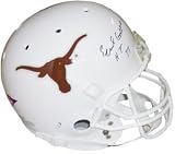 Earl Campbell signed Texas Longhorns Full Size Schutt Replica Helmet HT 77