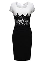 Cap Sleeves Polyester/Rayon/Spandex Cocktail Above the Knee Scoop Neck Lace Embroidered Bodycon Dress/Club Dress/Homecoming Dress/Prom Dress/Wedding Dress 