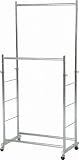 FBC スタイリッシュダブルハンガー スチール製 (クロム) STY-2CH...