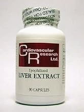 Ecological Formulas - Liver Extract 550 mg 90 caps [Health and Beauty]