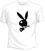Playboy Rocker Rabbit Girls T-Shirt (White) #14