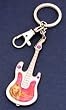 Hannah Montana Pewter Guitar Keychain