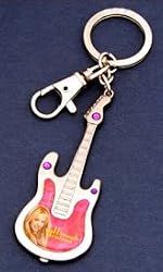 Hannah Montana Pewter Guitar Keychain