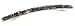 France Luxe Long and Skinny Barrette - Splash Garden Blue/Green