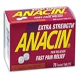 Anacin Maximum Strength Aspirin Tablets - 75 ea