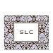 Blue & Brown Damask Note Cards Stationery