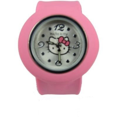 Hello Kitty Slap Watch - Silicone Slap On Watch - Pink - Childrens Size