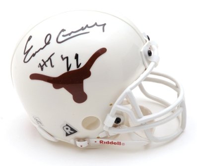 Earl Campbell Signed Texas Mini Helmet