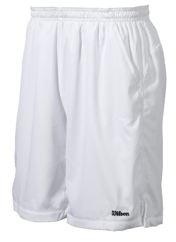 Wilson Herren Tennishose Basic Woven Short, weiss(white), L, WRA1308001000LG Preisvergleich