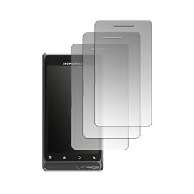 EMPIRE 3 Pack of Crystal Clear Screen Protectors for Motorola Droid 2 A955 [EMPIRE Packaging]