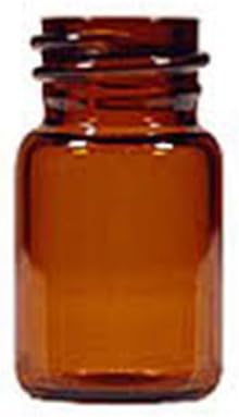 DBCY®2 ml (5/8 dram) Amber Glass Essential Oil Bottle with Orifice Reducer and cap- 12 pack