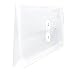 JAM PAPER Plastic Envelopes with Button & String Tie Closure - #10 Business Booklet - 5 1/4 x 10 - Clear - 12/Pack