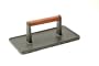 Charcoal Companion Cast Iron 8-3/4-Inch by 4-1/2-Inch Rectangular Grill Press