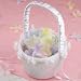 WILTON WHITE SM FLOWER BASKET 120-936 EACH