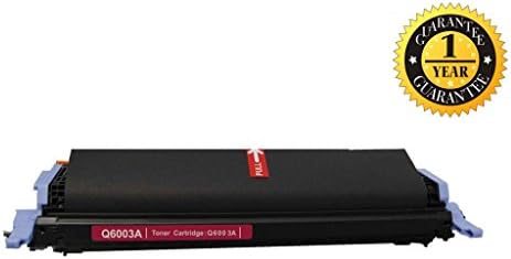 GlobalToner 124A Q6003A Toner Cartridge Compatible For HP Color LaserJet 1600 2600n 2605dn Printer Series (Magenta 1-Pack)