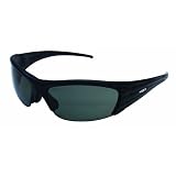 3M 90879-80025 Fuel X2P Safety Glass with Black Frame and Grey Polarized Lens