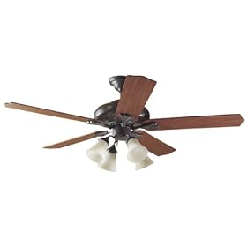 Hunter 23683 High Street 60-Inch Five-Blade Ceiling Fan, Weathered Bronze by Hunter Fan Company