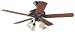 Hunter 23683 High Street 60-Inch Five-Blade Ceiling Fan, Weathered Bronze