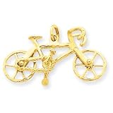 14k 3-D Bicycle Charm