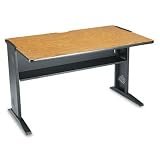 Computer Desk with Reversible Top- Mahogany/ Oak(48)
