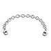 Belcho USA Sterling Silver 5.5.mm Bracelet Necklace Safety Chain (2 Inches)