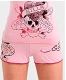 Ed Hardy - ED HARDY #4009 BL LOVE KILLS MODAL FOIL SHORT