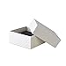 Penderie 3 Pairs Mixed Color Front & Back Earrings Stainless Steel Ear Studs Earbobs Ear Clips