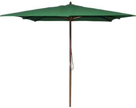 Jordan Manufacturing 8.5' Square Wood Market Umbrella