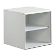 itso 1x1 Cube with Shelf - White