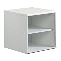 itso 1x1 Cube with Shelf - White
