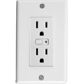GE 45605 Z-Wave Technology Duplex Receptacle by GE
