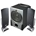 OEM SLVR 3 PC SUBWOOFER/ SUBWSATELLITE SYST 68WATTS