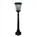 GamaSonic 94000 GS-94L Solar Lamp Post in Black