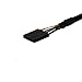 StarTech.com 3 ft Panel Mount USB Cable - USB A to Motherboard Header Cable F/F - USB A-Female to USB Header Adapter - USB-A (F) Port, 3ft (USBPNLAFHD3),Black