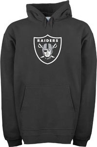 Oakland Raiders Logo Premier Hooded Sweatshirt - Large
