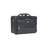 SOLO Wide Body Leather Laptop Brief