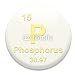 Wallmonkeys Peel and Stick Wall Decals - Periodic Table of Elements - Phosphorus - 24