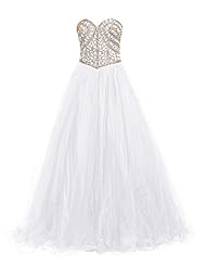 Floor Length  Tulle Sweetheart  Ball Gown Evening Dress/Prom Dress 