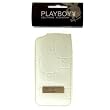 Licensed White Playboy Executive Pouch Compatible with iPhone Includes Hand Strap and Swivel Clip