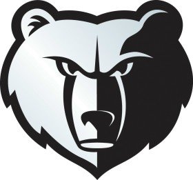 Memphis Grizzlies Silver Car Emblem