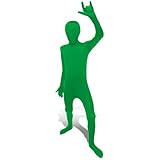 Kids Green Morphsuits Childs Fancy Dress Costume Large 4'6 - 5' (135cm - 152cm)