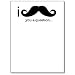 I Mustache You a Question Funny Notepad Note Book Memo Pad Prank Joke Gag