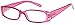 GAMMA RAY READERS 6 Pairs Ladies' Readers includes Sunglass Reader Quality Spring Hinge Reading Glasses for Women +1.00