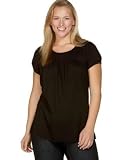 Energie Plus Size Cap-Sleeve Trapeze Tee
