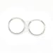 Barse Sterling Silver Endless Hoop Earrings, 2.5cm